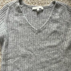 COPY - NakedCashmere Ribbed Pullover 100% Cashmere XS with minor tear